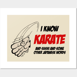 I Know Karate Posters and Art